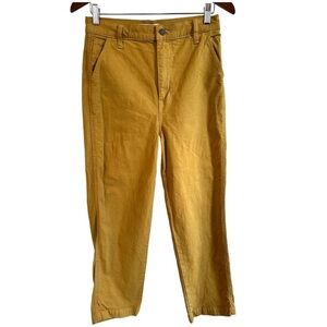 Madewell Classic Straight Crop‎ Leg High Rise Pants Sz27
